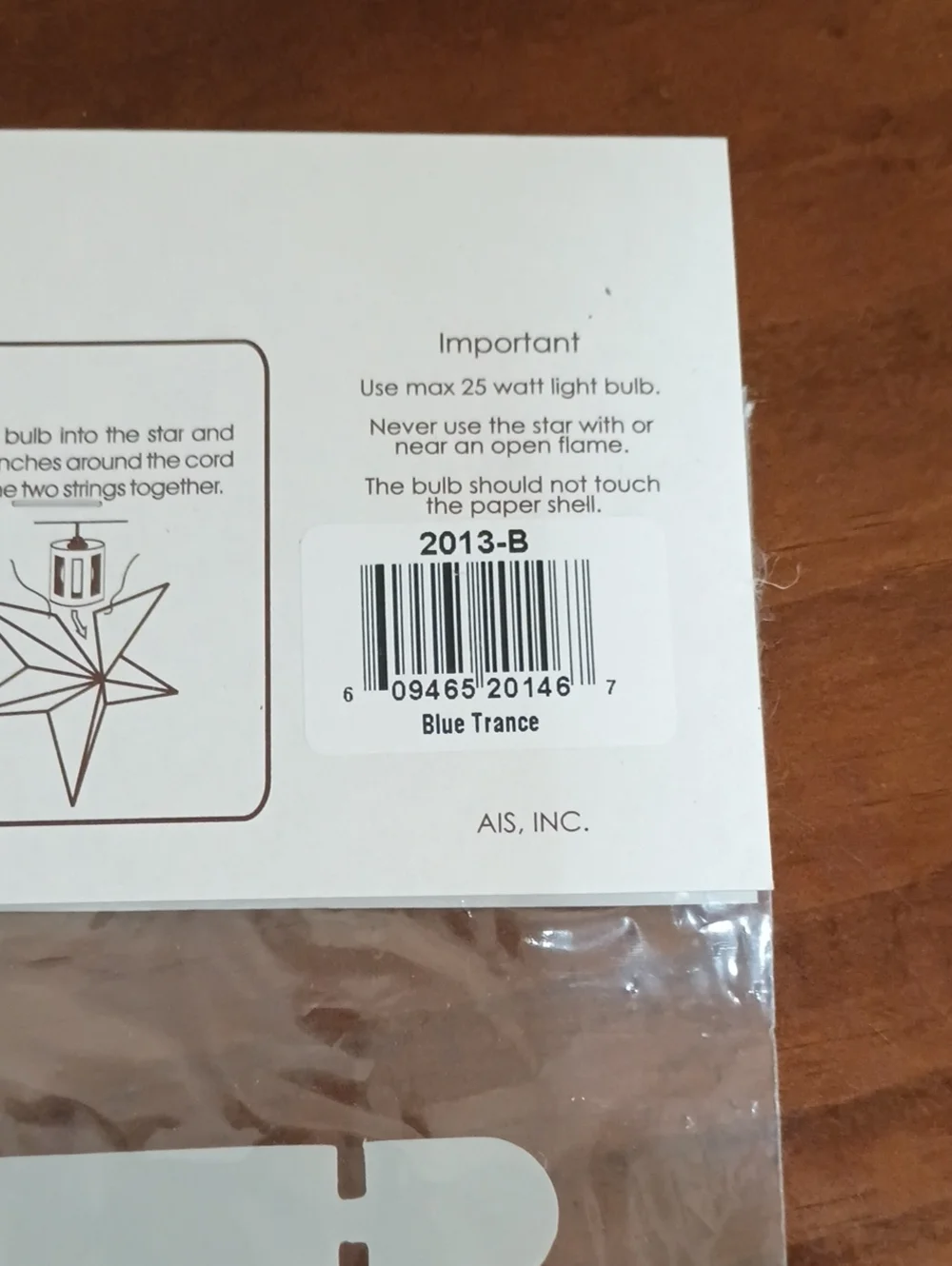 Hanging Paper Star Lamps, Blue, Set Of 3 - New!
